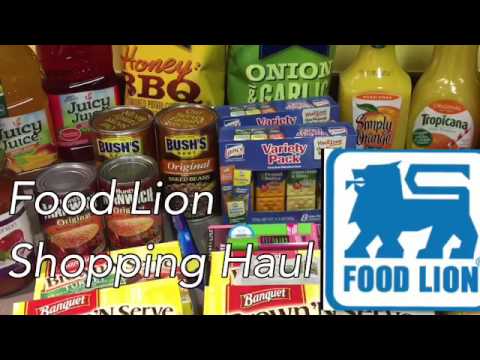 Food Lion Haul for new ad starting 4/19/17