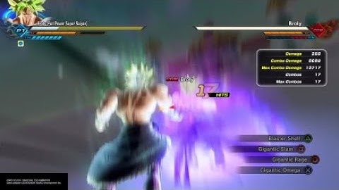 Dragon Ball Xenoverse 2 DBS Broly Combo compilation