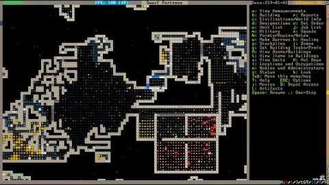 Dwarf Fortress - Dastotdeg 7.1, Year 259 pt 1, The Monarch Has Arrived