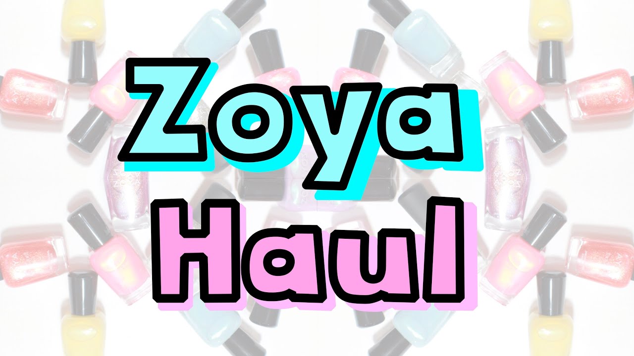 Zoya Nail Polish Haul