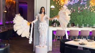 Luxury Event Entertainment | Elevated Living Statues & Custom White Looks