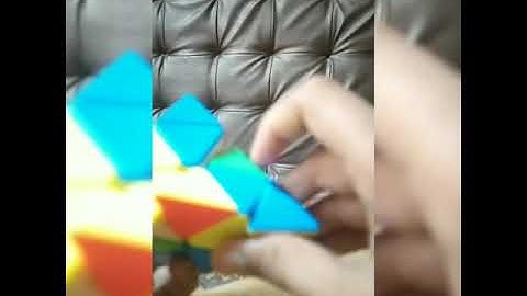 HOW TO MAKE CHECKER BOARD PATTERN IN PYRAMID CUBE/PRANSHU MAHESHWARI YT