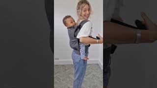 How To Back Carry With The Izmi Toddler Carrier original Style