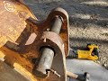 CASE BACKHOE BUCKET REPAIR