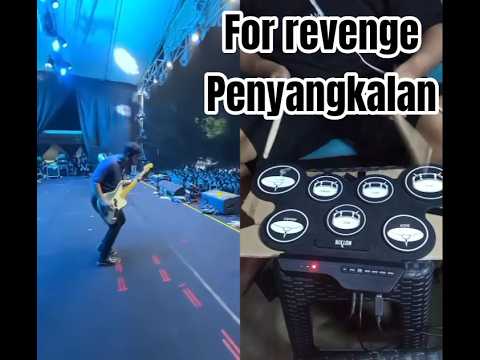 PENYANGKALAN - FOR REVENGE, cover drum portable #drumcover #covermusiktop #drums