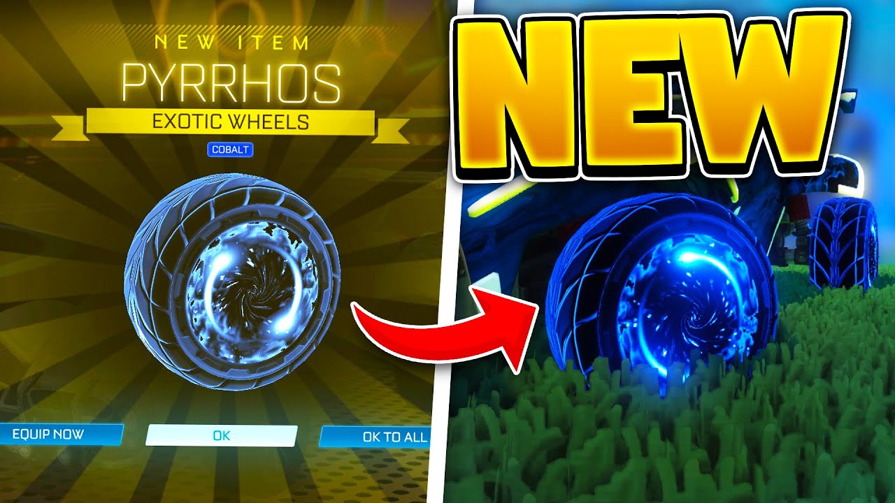 *NEW* SPECIAL EDITION PAINTED PYRRHOS WHEELS In The ITEM SHOP On Rocket League