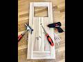 Satisfying Mini Woodworking | Tiny Wooden Door Build #woodworking #diytools #shorts