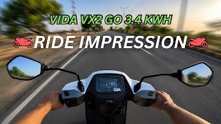 Hero Vida VX2 GO 3.4 Kwh 🔋 | Ride Impression @CarwithAshutosh