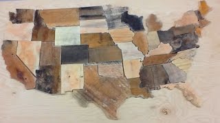 Another quick little video showing how to build a puzzle using the scroll saw. This one happens to be a map of the USA that I built 