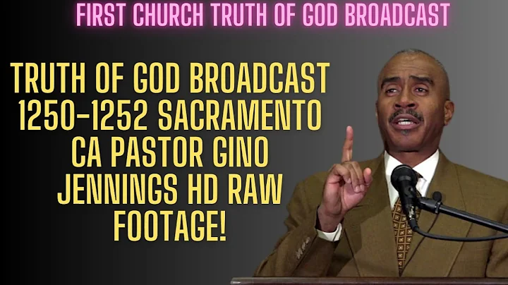 Truth of God Broadcast 1250 1252 Sacramento CA Pastor Gino Jennings HD Raw Footage!