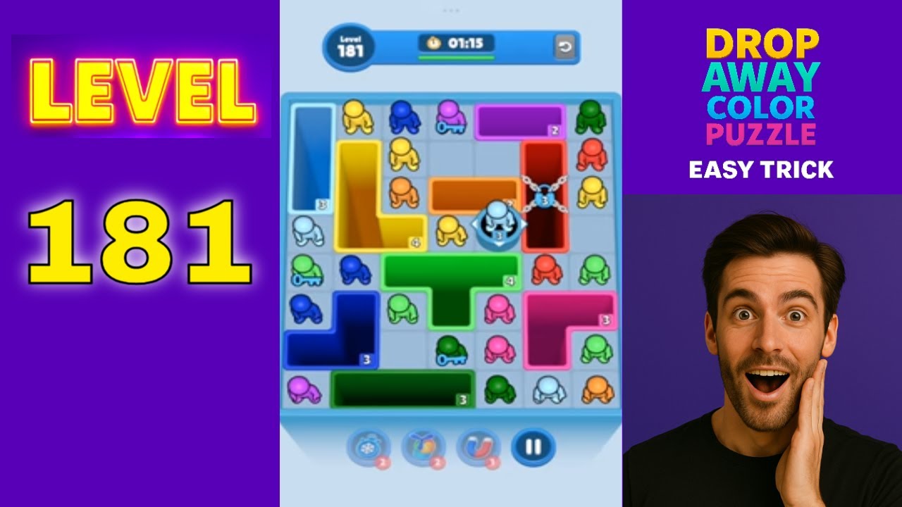 Drop Away Level 181 - WIN FAST