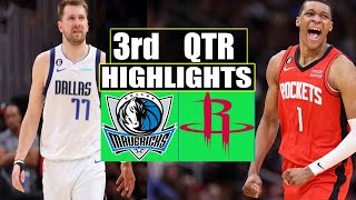 Houston Rockets vs Dallas Mavericks 3rd QTR HIGHLIGHTS | March 31 | 2024 NBA Season