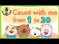Number Song 1-20 for Children| Counting Numbers| Counting 1-20 | The Singing Walrus| Jack Hartmann