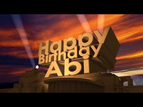 Happy Birthday Abi