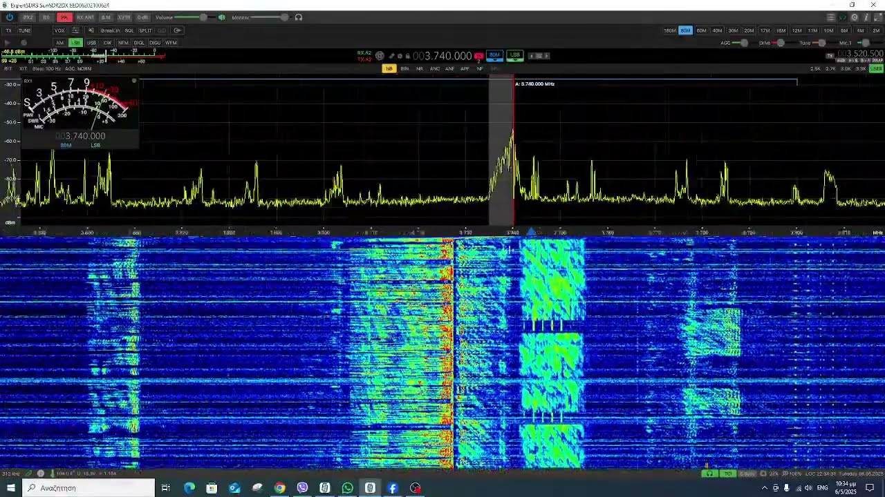 SUNSDR2 DX GREEK NET 80M