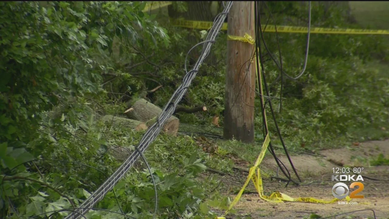 Strong Storms Knock Out Power To Thousands - YouTube