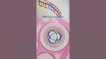 Simple spirograph design #shorts #youtubeshorts #viral #trending #spirograph