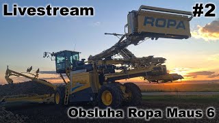 Livestream #2 Pohled na obsluhu Ropa Maus 6 - Nakládka Cukrové Řepy