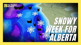 Alberta teetering towards a snowy week