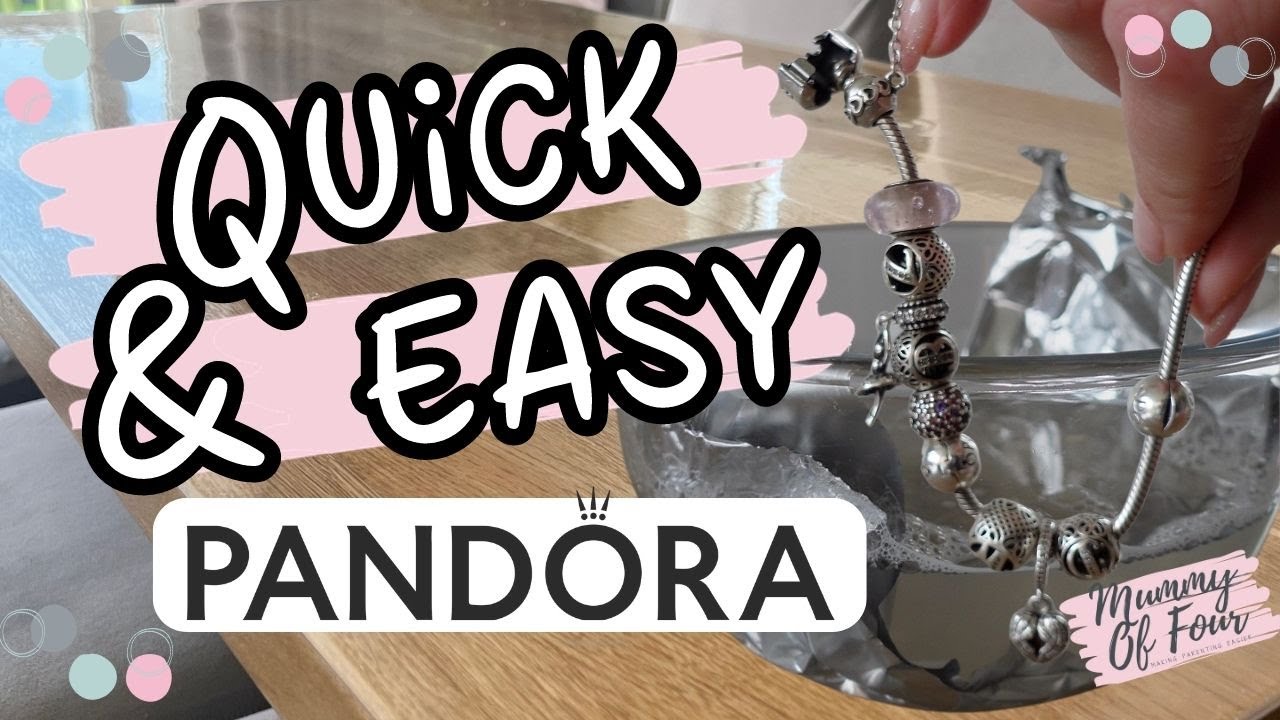 Jewellery cleaning with Pandora cleaner! Scrubbed and polished