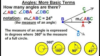 Geometry - Ch. 1: Basic Concepts (16 of 49) Angles: MORE Basic Terms Geometry Ch 1 Basic Concepts 15 Of 49 Angles Basic Terms