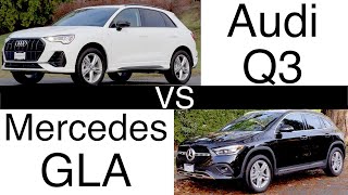 Audi Q3 VS Mercedes GLA comparison review //Which SUV for you?