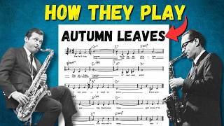 How Stan Getz & Paul Desmond Approach Autumn Leaves