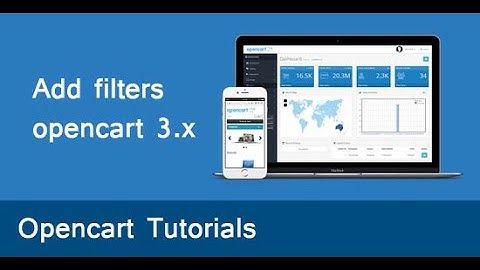 Add filters in Opencart 3.x