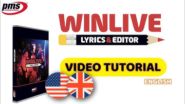 Winlive Lyrics and editor (English)