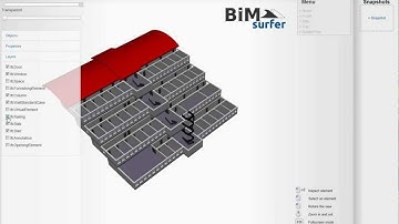 Loading IFC BIM Models from BIMserver, using BIM Surfer WebGL viewer