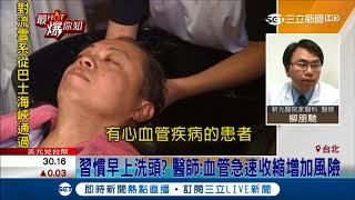 早上別洗頭....醫師血管急速收縮 增加心血管疾病風險最Hot爆你知20170921三立新聞台