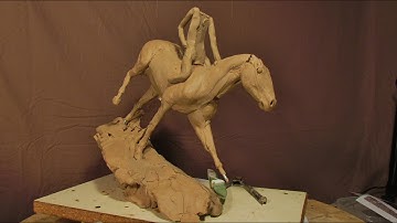 Sculpting With Lemon - Title for this clay - "Down The Ridge Line"