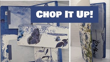 CHOP IT UP: Make an Easy Tea Pocket Folio With 12x12 Pattern Paper NEW! By 49 & Market: Inkwell
