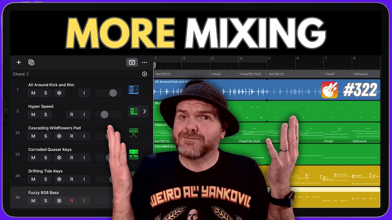 MIXING in Logic Pro for iPad | GarageBand Weekly #322 - YouTube