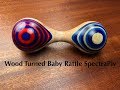 Woodturning - Spectraply Baby Rattle