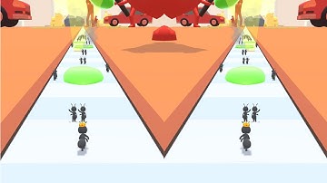 TINY RUN 3D 🐜👑✨ Gameplay All Levels iOS, Android Walkthrough Game Mobile New Level