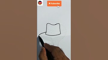 Draw a simple hat using these simple steps #shorts #ashortaday Canvassing Passion