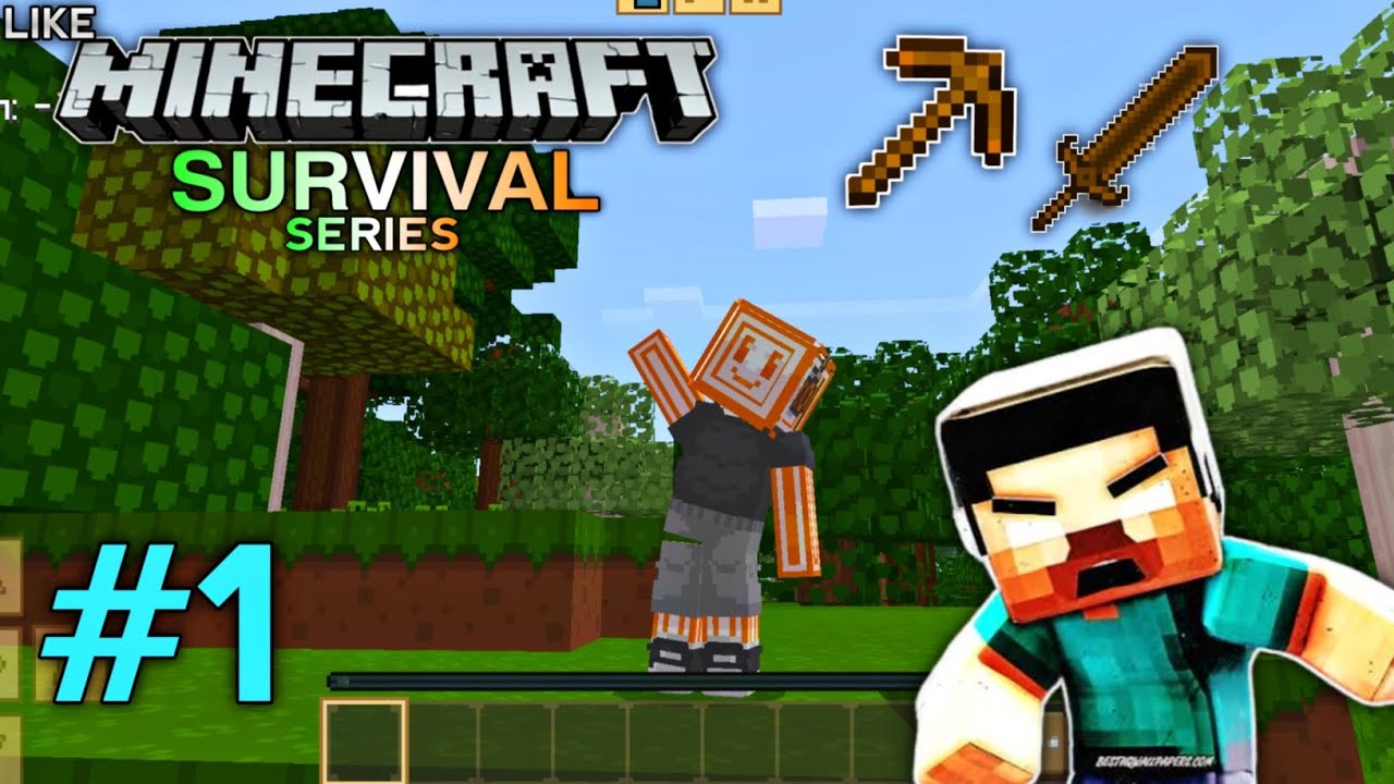 MY FIRST SURVIVAL SERIES 🙂 GAMEPLAY (#1) - YouTube
