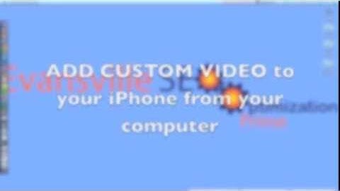 How to Import Video to your iPhone