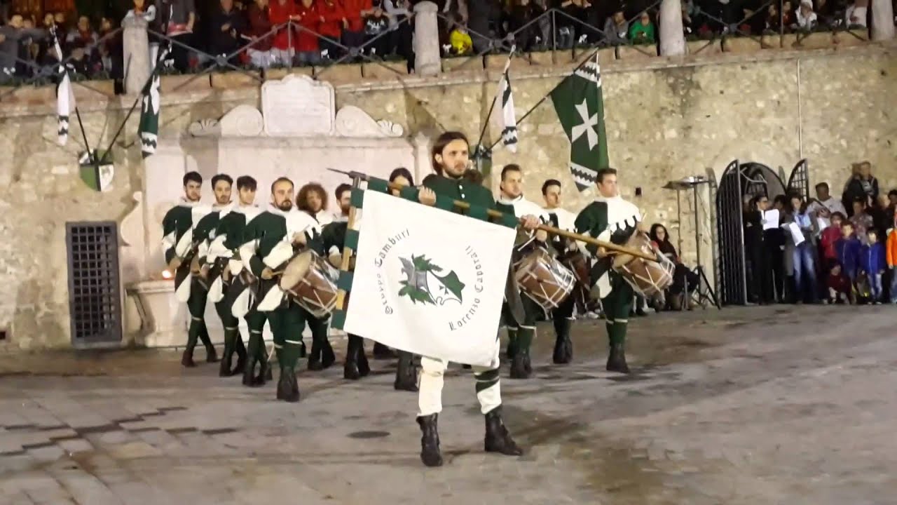 Rione Piazza San Gemini - Sfida "a Rullo di Tamburi" 2015 - Esibizione
