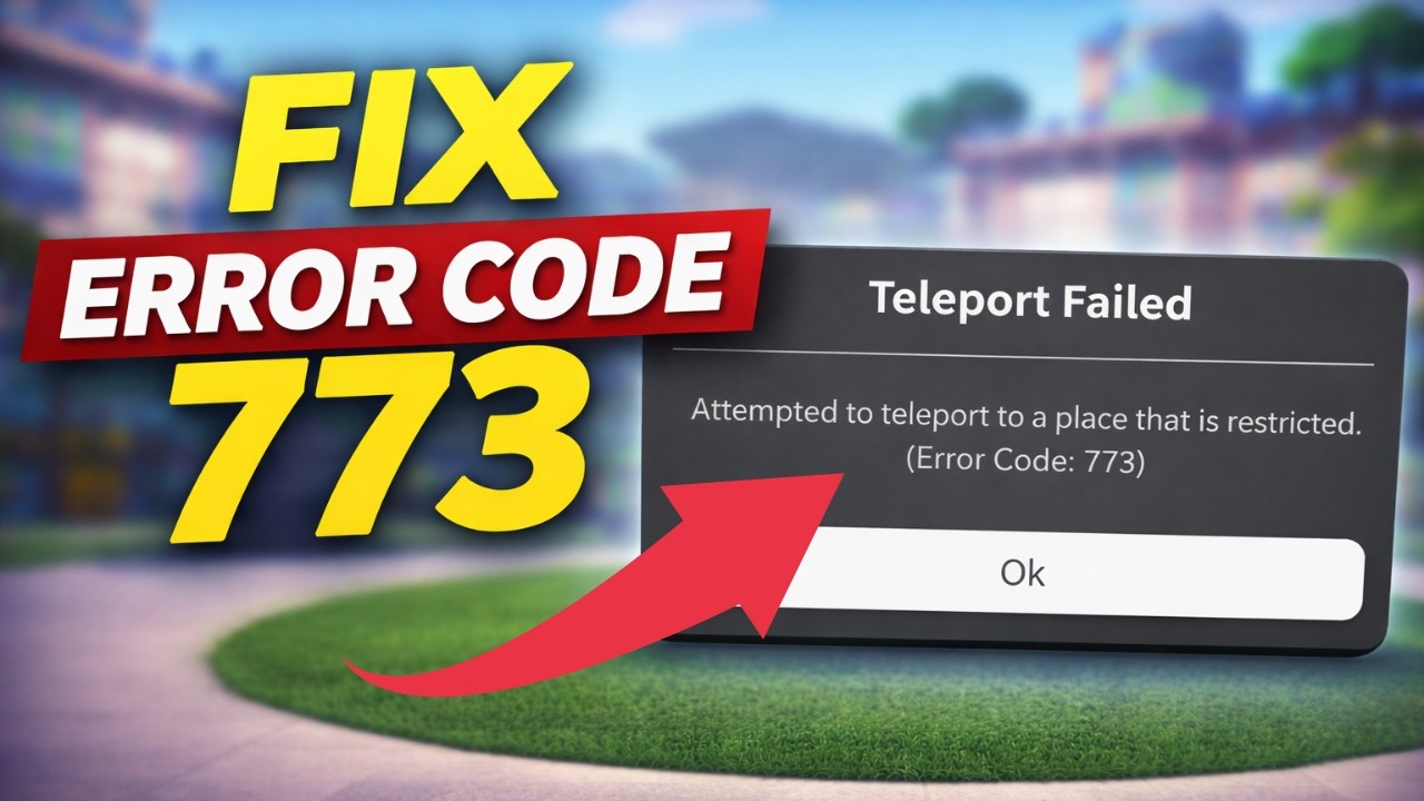 How to Fix Roblox Error Code 773 – Teleport Failed, Attempted to ...