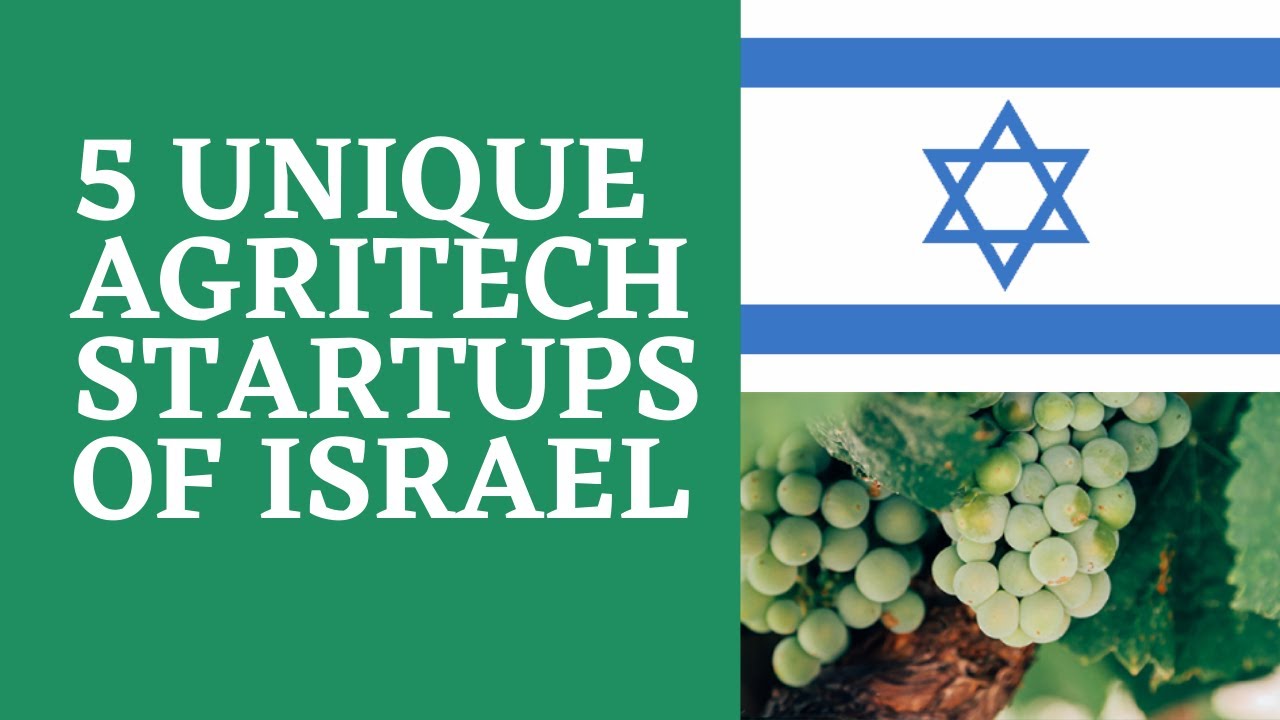 5 unique agritech startups of Israel | Israel startup ideas ...