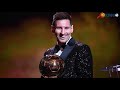 Lionel Messi wins the ballon dO'r 2021