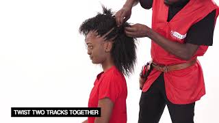 Throwback Afro Hairstyle For A Night Out