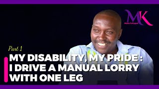 My disability, my pride :  I drive a manual lorry with one leg