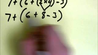 parentheses inside parentheses