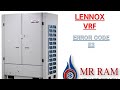 LENNOX VRF ERROR CODE E3