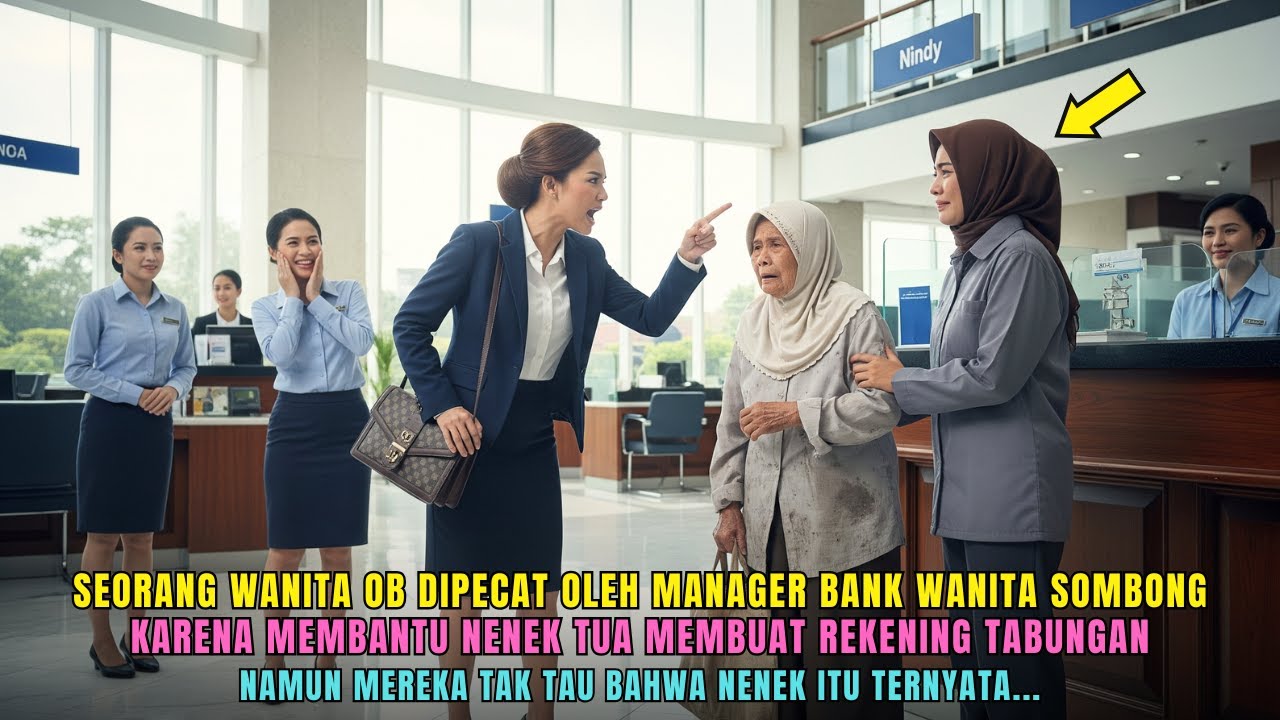 SOMBONGNYA MANAGER INI AKHIRNYA DIPECAT SETELAH MENGUSIR IBU MERTUA PEMILIK BANK YANG MENYAMAR‼️