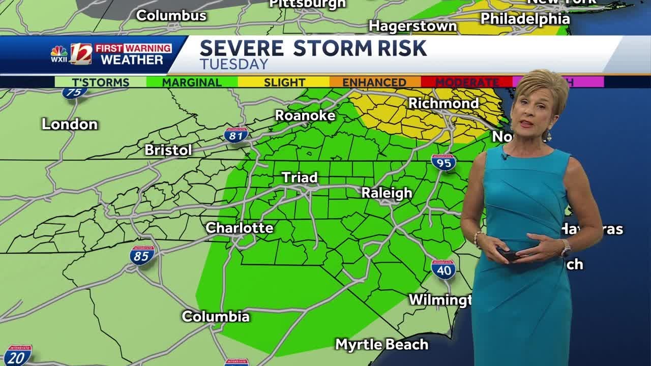 Storms may bring damaging winds and flash flooding Tuesday - July 7 ...