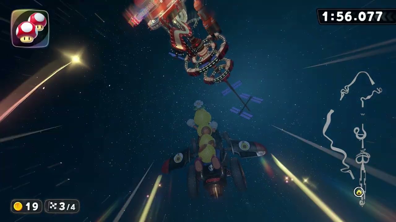 Rainbow Road - 3:56.473 - Rjohn1277 (Mario Kart World world record